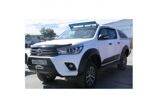 Площадка под лебедку в штатный бампер для Toyota Hilux 2015-2024