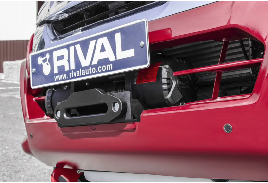 Площадка под лебедку в штатный бампер для ISUZU D-MAX 2017-2021