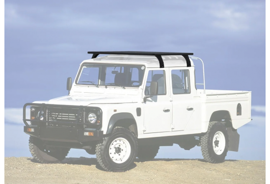Багажник-платформа алюминиевая Rival для Land Rover Defender 130 1990-2015