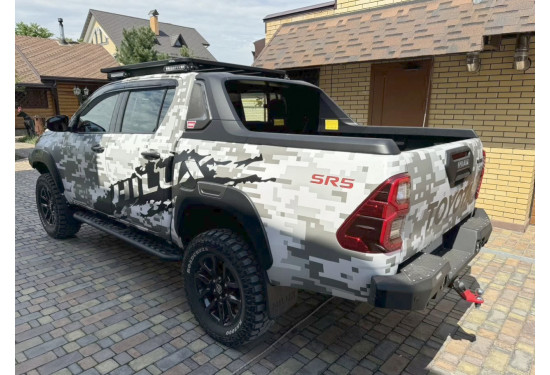 Багажник-платформа алюминиевая Rival для Toyota Hilux 2005-2024