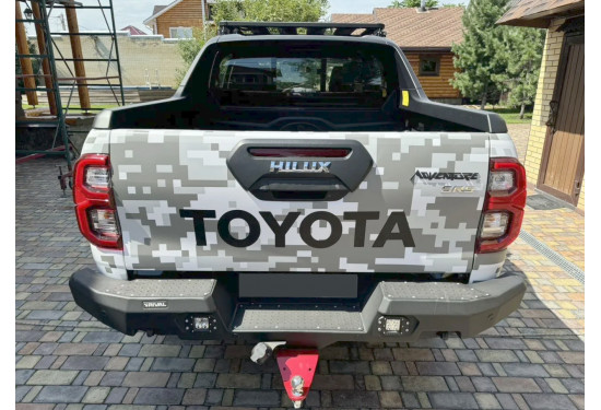 Багажник-платформа алюминиевая Rival для Toyota Hilux 2005-2024