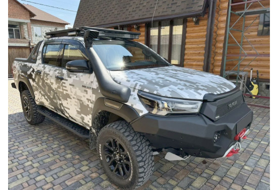 Багажник-платформа алюминиевая Rival для Toyota Hilux 2005-2024