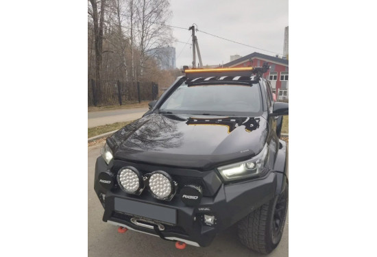 Багажник-платформа алюминиевая Rival для Toyota Hilux 2005-2024