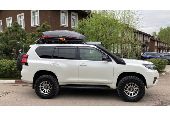 Багажник-платформа алюминиевая Rival для Toyota Land Cruiser Prado 150 2009-2023 и LEXUS GX460