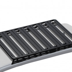 Багажник-платформа алюминиевая Rival для Toyota Land Cruiser Prado 150 2009-2023 и LEXUS GX460