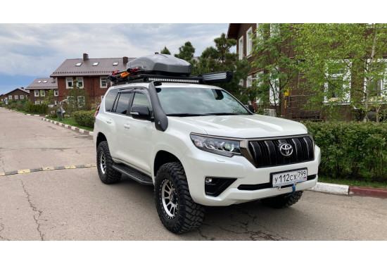 Багажник-платформа алюминиевая Rival для Toyota Land Cruiser Prado 150 2009-2023 и LEXUS GX460
