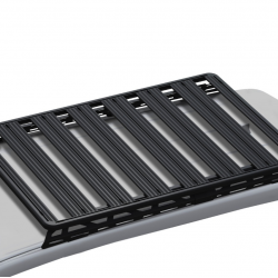 Багажник-платформа алюминиевая Rival для Toyota Land Cruiser 200 и LEXUS LX450d / LX570