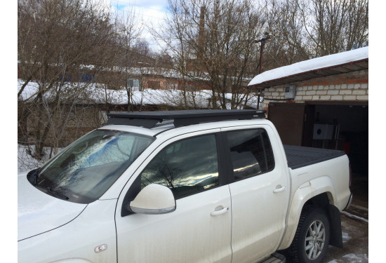 Багажник-платформа алюминиевая Rival для Volkswagen Amarok 2010-2020