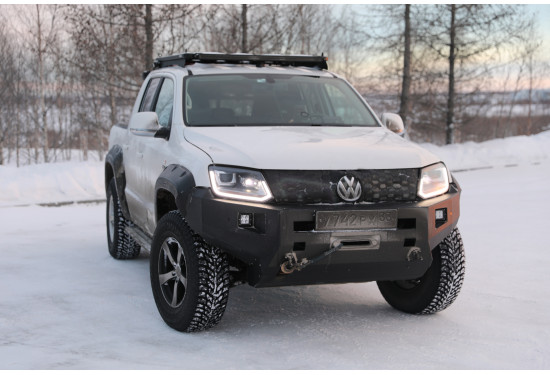Багажник-платформа алюминиевая Rival для Volkswagen Amarok 2010-2020