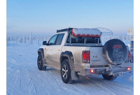 Багажник-платформа алюминиевая Rival для Volkswagen Amarok 2010-2020