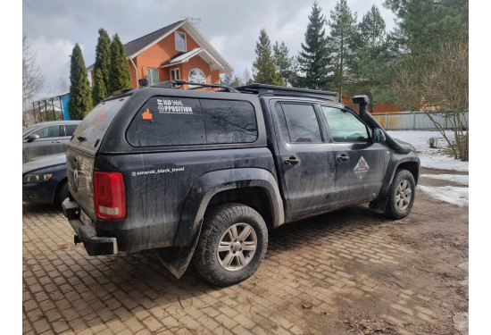 Багажник-платформа алюминиевая Rival для Volkswagen Amarok 2010-2020