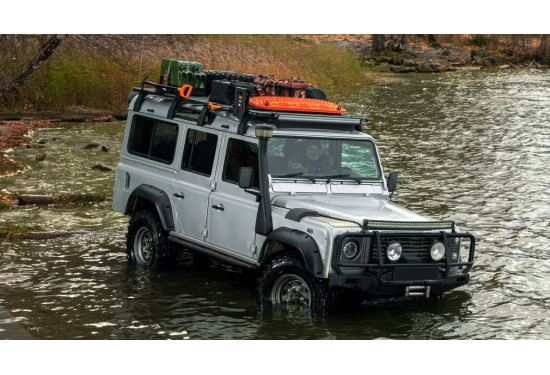 Горизонтальное крепление сэнд-траков для модульного багажника Rival