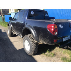 Расширители колесных арок для Mitsubishi L200 2010-2014 Короткий кузов