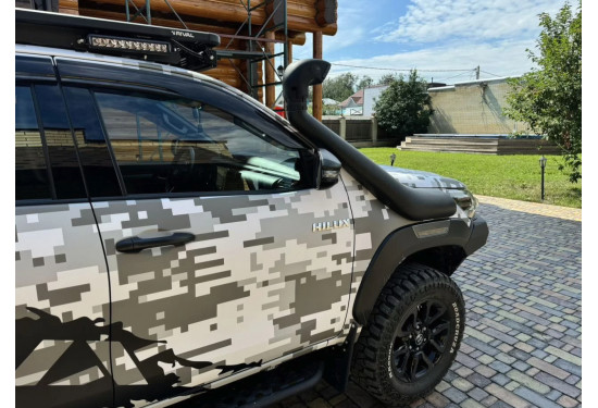 Шноркель для Toyota Hilux 2015-2020 (1GD-FTV 2.8TD Дизель)
