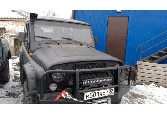 Шноркель для УАЗ Хантер / 469 / 3151 (с бензиновым двигателем)