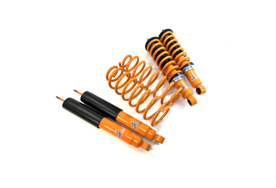 Комплект усиленной подвески SteelStaff для Toyota LC Prado 90/95 и Toyota 4Runner/Surf 180/185 нагрузка перед 0-100 кг зад 0-200 кг лифт 50 мм