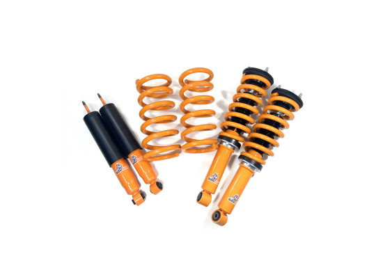 Комплект усиленной подвески SteelStaff для Mitsubishi Pajero 3/4 2000+ нагрузка перед 0-100 кг зад 0-200 кг лифт 50 мм