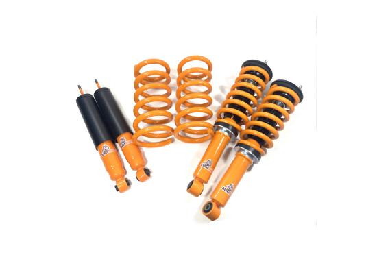 Комплект усиленной подвески SteelStaff для Mitsubishi Pajero 3/4 2000+ нагрузка перед 0-100 кг зад 0-200 кг лифт 50 мм