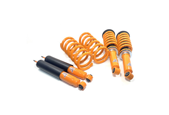 Комплект усиленной подвески SteelStaff для Mitsubishi Pajero 3/4 2000+ нагрузка перед 0-100 кг зад 0-200 кг лифт 50 мм