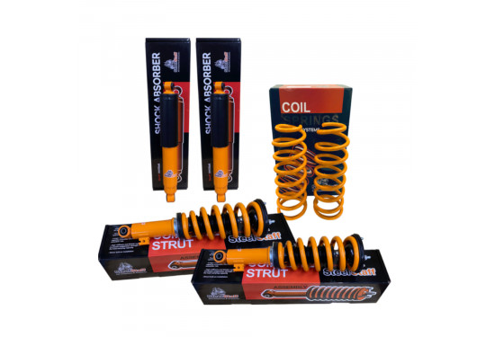 Комплект усиленной подвески SteelStaff для Mitsubishi Pajero Sport 3 2015+ нагрузка перед 0-50 кг зад 0-200 кг лифт 50 мм