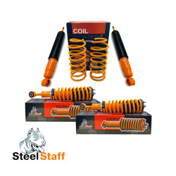 Комплект усиленной подвески SteelStaff для Toyota LC Prado 150 нагрузка перед 0-50 кг зад 0-200 кг лифт 50 мм