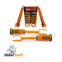 Комплект усиленной подвески SteelStaff для Jeep Grand Cherokee WK2 2011-2016 нагрузка перед 0-50 кг зад 0-200 кг лифт 40 мм