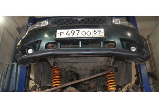 Пружина передняя усиленная SteelStaff для УАЗ Патриот и УАЗ Хантер нагрузка 0-50 кг лифт 30 мм