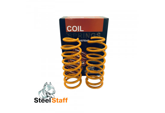 Пружины передние усиленные SteelStaff для Nissan Patrol / Safari Y60 / Y61 нагрузка 0-50 кг лифт 50 мм
