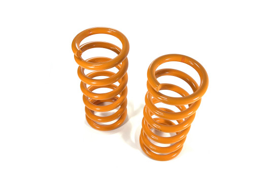 Пружинs задние усиленные SteelStaff для Mitsubishi Pajero 3/4 2000+ нагрузка 0-200 кг лифт 50 мм