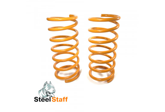 Пружины задние усиленные SteelStaff для Nissan Patrol / Safari Y60 / Y61 нагрузка 0-200 кг лифт 50 мм