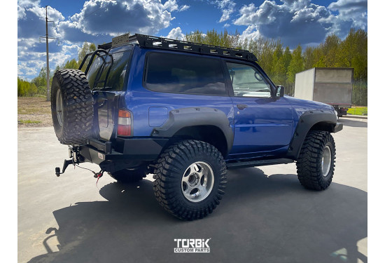 Расширители арок TORBIK для Nissan Patrol Y61 (3 двери) 1997-2004 (с накладками на оба бампера)