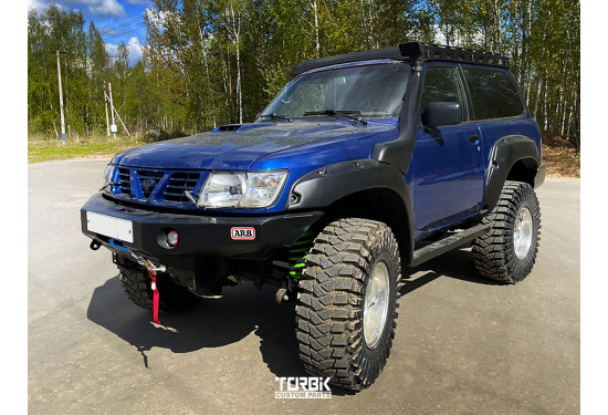 Расширители арок TORBIK для Nissan Patrol Y61 (3 двери) 1997-2004 (с накладками на оба бампера)