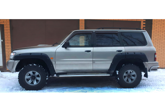 Расширители арок TORBIK для Nissan Patrol Y61 1997-2004 (с накладками на оба бампера)