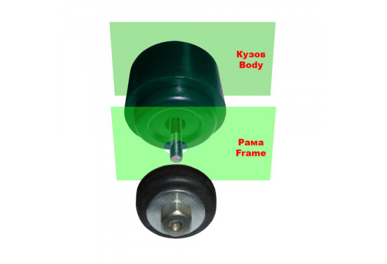 Лифт комплект кузова "Боди лифт" 25 мм (1") для Suzuki Escudo/Vitara 1988-1997