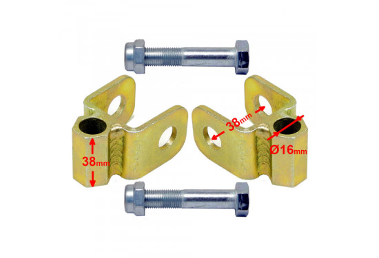 Удлинители задних амортизаторов Mitsubishi Pajero/Montero Sport, Mitsubishi Delica, Mitsubishi Pajero/Montero и Citroen Jumper на 40 мм