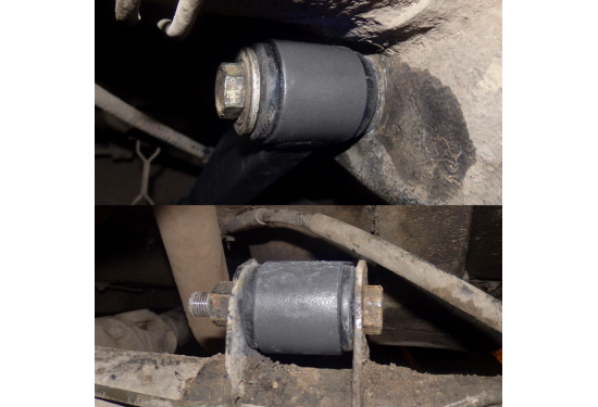 Задние верхние продольные тяги для ВАЗ НИВА, LADA 4x4, Chevrolet Niva (под лифт до 50 мм)