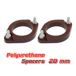 Удлинители задних амортизаторов для Mitsubishi Outlander, Lancer, ASX, Delica D5 и Citroen C-Crosser на 20 мм