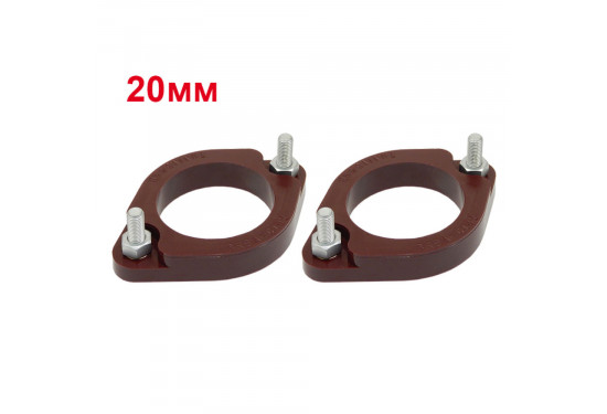 Удлинители задних амортизаторов для Mitsubishi Outlander, Lancer, ASX, Delica D5 и Citroen C-Crosser на 20 мм