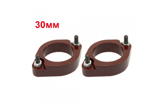 Удлинители задних амортизаторов для Mitsubishi Outlander, Lancer, ASX, Delica D5 и Citroen C-Crosser на 30 мм