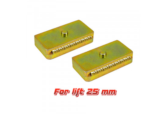 Проставки рессора-мост 25 мм для Mitsubishi L200 2006-2015, Citroen Jumper, Peugeot Boxer и Fiat Ducato