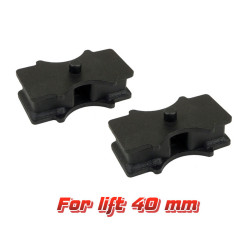 Проставки рессора-мост 40 мм для Nissan Navara D40, Mitsubishi L200 2015+, Toyota Hilux 1997-2024, Toyota Tundra 2007-2021 и Toyota Tacoma 2004-2022