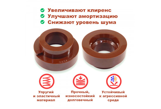 Проставки задних пружин 30 мм для Mitsubishi Outlander, Mitsubishi Delica D5, Citroen C-Crosser и Peugeot 4007 (под лифт 40 мм)