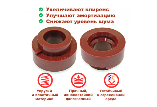 Проставки задних пружин 40 мм для Mitsubishi Outlander, Mitsubishi Delica D5, Citroen C-Crosser и Peugeot 4007 (под лифт 50 мм)