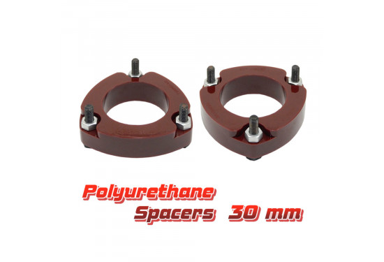 Проставки передних стоек 30 мм для Mitsubishi Outlander, ASX, Delica D5, Citroen C-Crosser и Peugeot 4007/4008 (под лифт 40 мм)