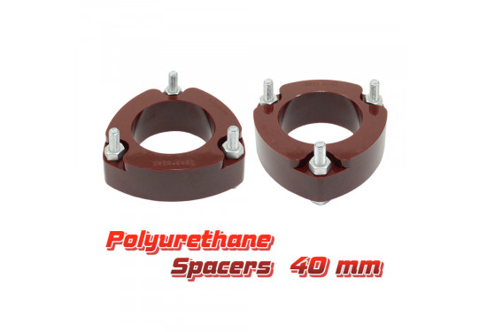 Проставки передних стоек 40 мм для Mitsubishi Outlander, ASX, Delica D5, Citroen C-Crosser и Peugeot 4007/4008 (под лифт 50 мм)