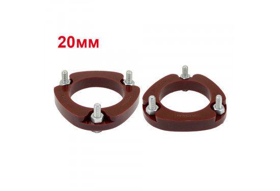 Проставки над передними стойками 20 мм для Nissan Patrol Y62, Infiniti QX56/QX80, Nissan Armada и Nissan Titan (под лифт 35 мм)