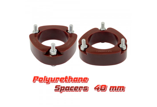 Проставки над передними стойками 40 мм для Nissan Patrol Y62, Infiniti QX56/QX80, Nissan Armada и Nissan Titan (под лифт 65 мм)