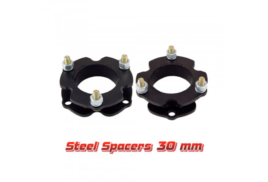 Проставки над передними стойками 30 мм для Toyota LC Prado 120/150, 4Runner/Surf 215/285, Fortuner, Hilux и FJ Cruiser (под лифт 50 мм)
