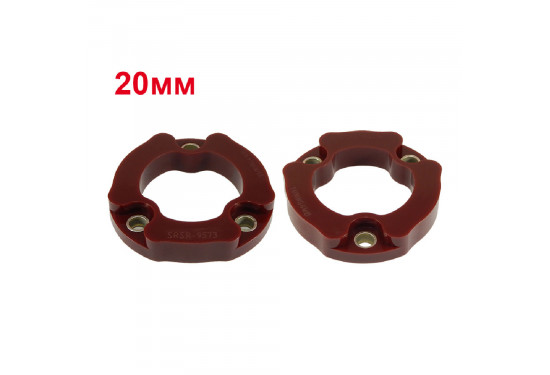 Проставки над передними стойками 20 мм для Nissan Pathfinder R51, Nissan Navara D40, Nissan Xterra N50 и Mercedes-Benz X-Class (под лифт 30 мм)