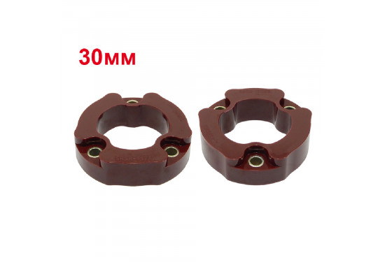 Проставки над передними стойками 30 мм для Nissan Pathfinder R51, Nissan Navara D40, Nissan Xterra N50 и Mercedes-Benz X-Class (под лифт 40 мм)